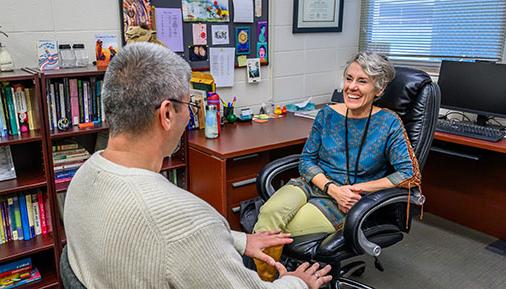 Professor Denise Pickering and Len White